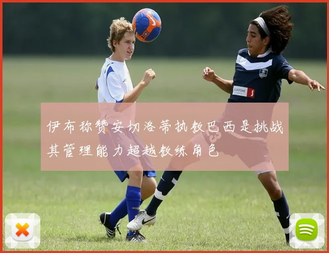 伊布称赞安切洛蒂执教巴西是挑战其管理能力超越教练角色